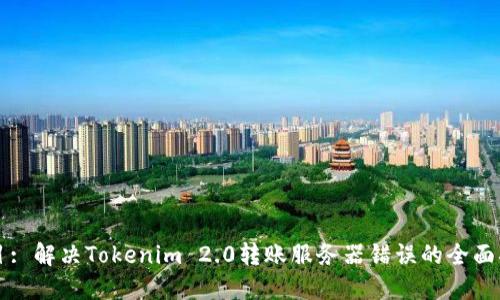 题目: 解决Tokenim 2.0转账服务器错误的全面指南