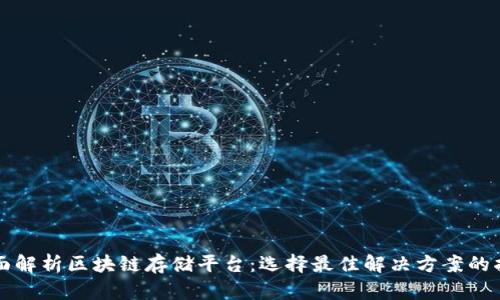 全面解析区块链存储平台:选择最佳解决方案的指南