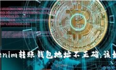 如果tokenim转账钱包地址不正确，该如何处理？