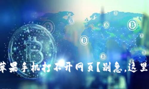 为什么我的苹果手机打不开网页？别急，这里有解决办法！