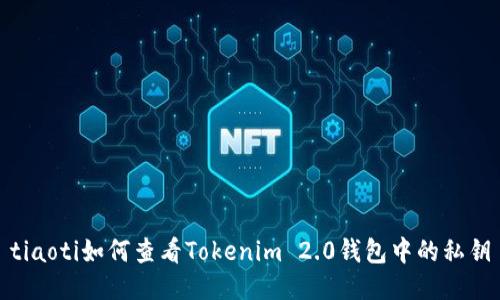 tiaoti如何查看Tokenim 2.0钱包中的私钥