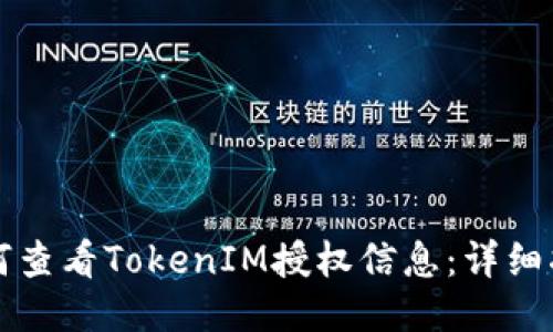 如何查看TokenIM授权信息：详细指南